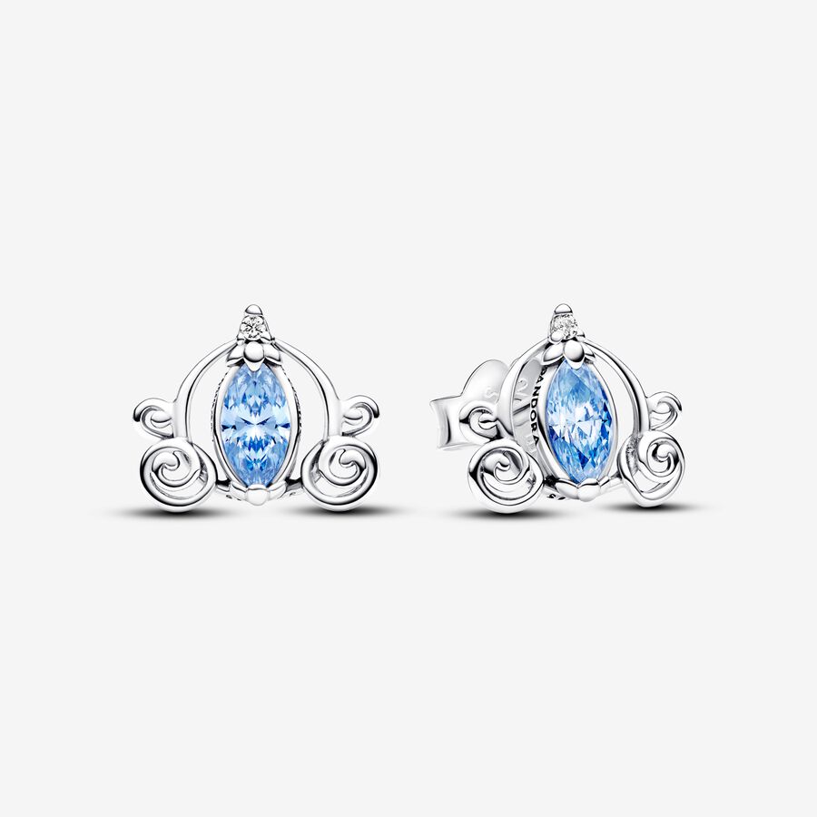 pumpkin carriage earrings