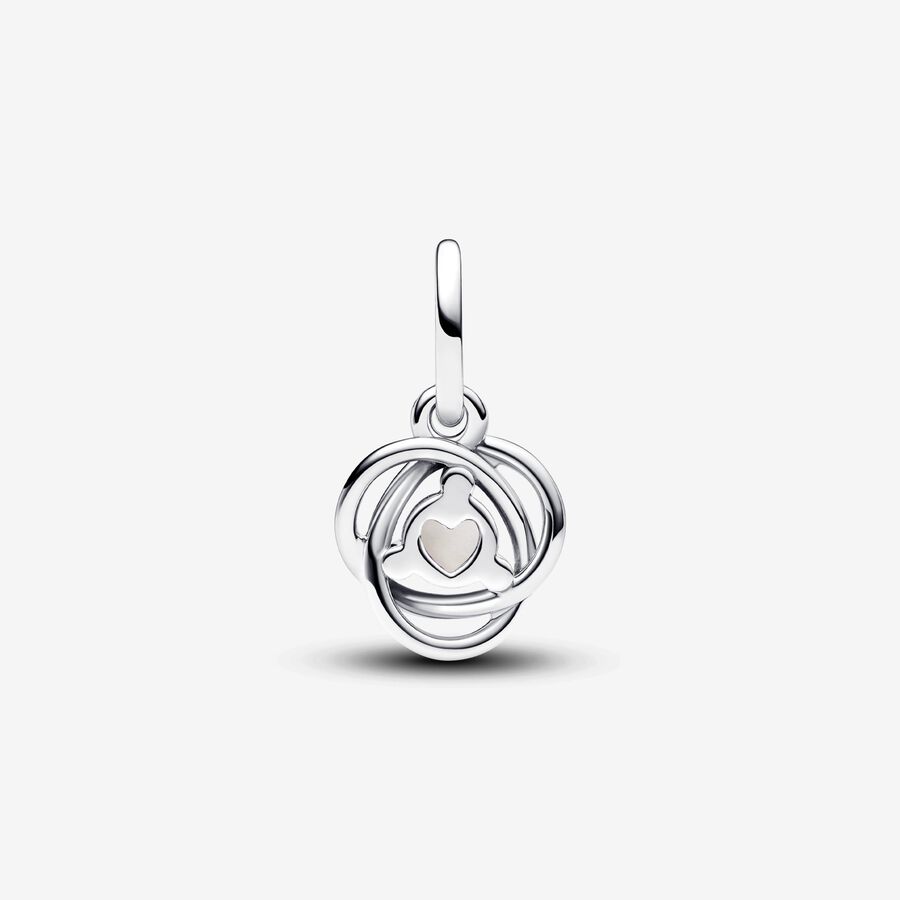June Freshwater Cultured Pearl Eternity Circle Dangle Charm - Image 3