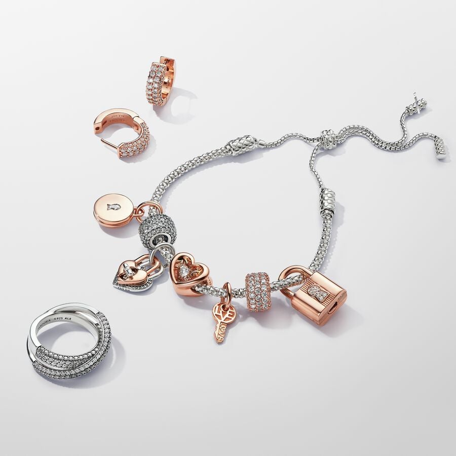 Moments Studded Chain Slider Bracelet - Image 2