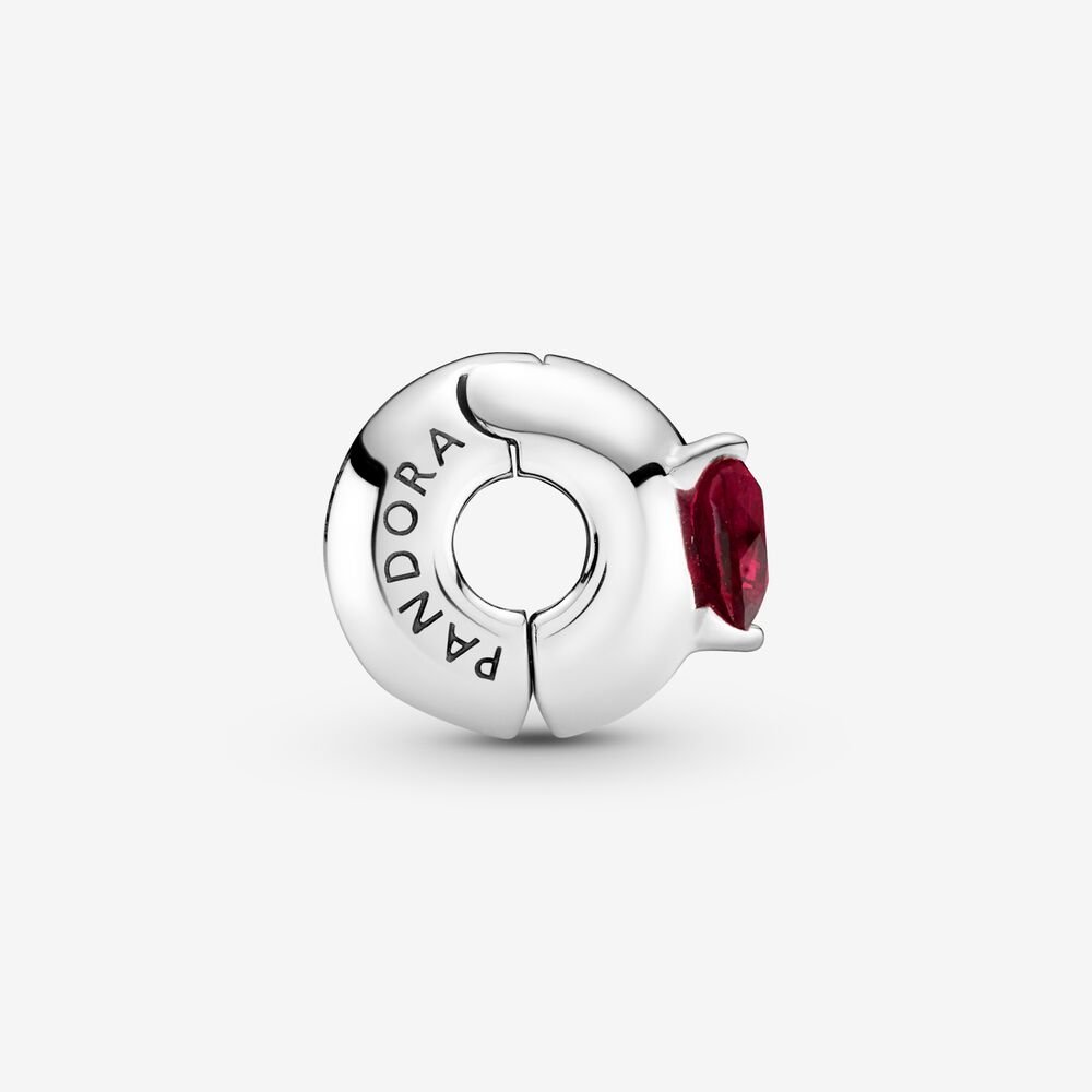 Red Heart Solitaire Clip - Image 2