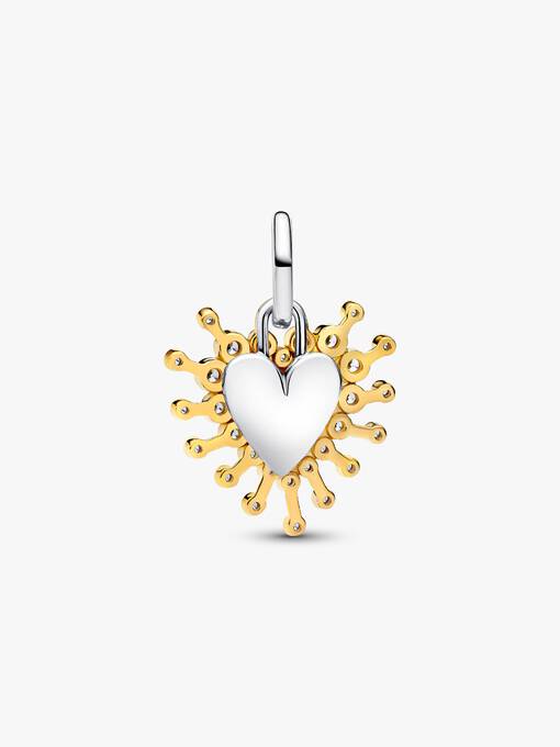 Radiant Heart Double Dangle Charm - Image 2