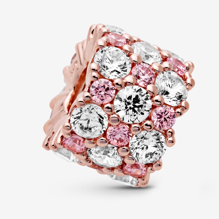 Pink & Clear Sparkle Charm - Image 2