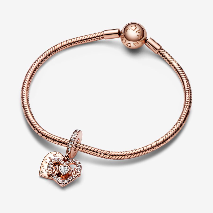 Heart & Mum Dangle Charm - Image 4