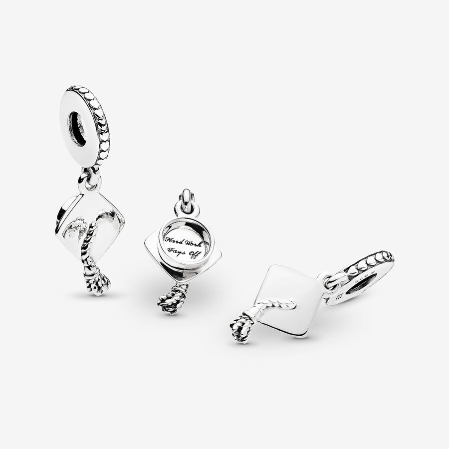 Graduation Cap Dangle Charm - Image 3