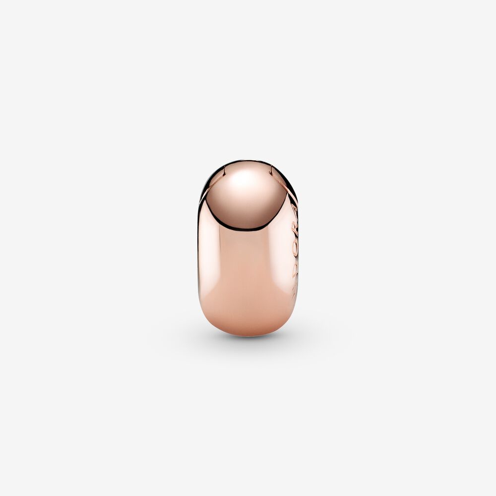 Rose Pink Heart Solitaire Clip - Image 3