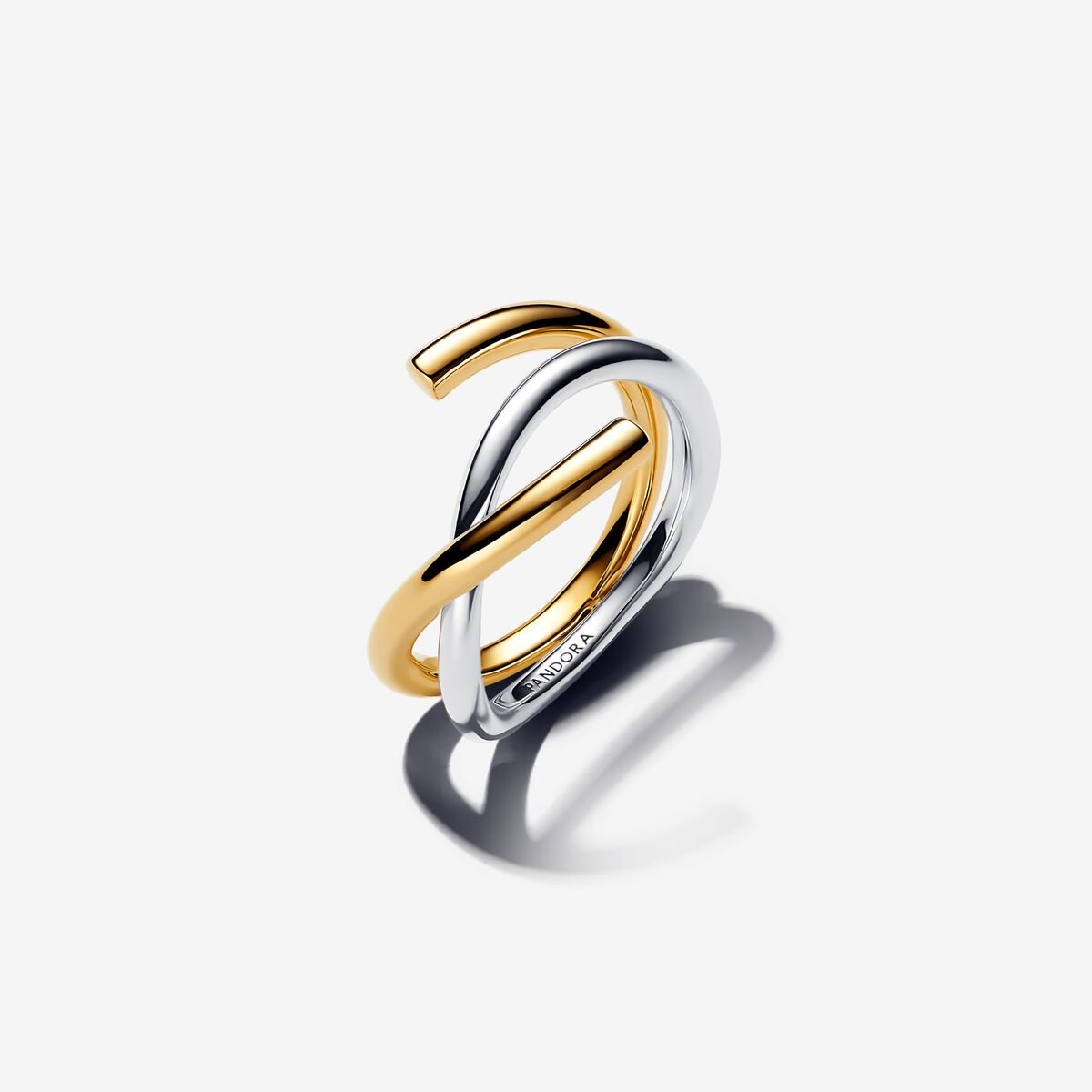 Two-Tone Intertwined Ring Set - Image 2