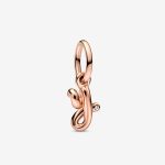 Letter Y Script Alphabet Dangle Charm