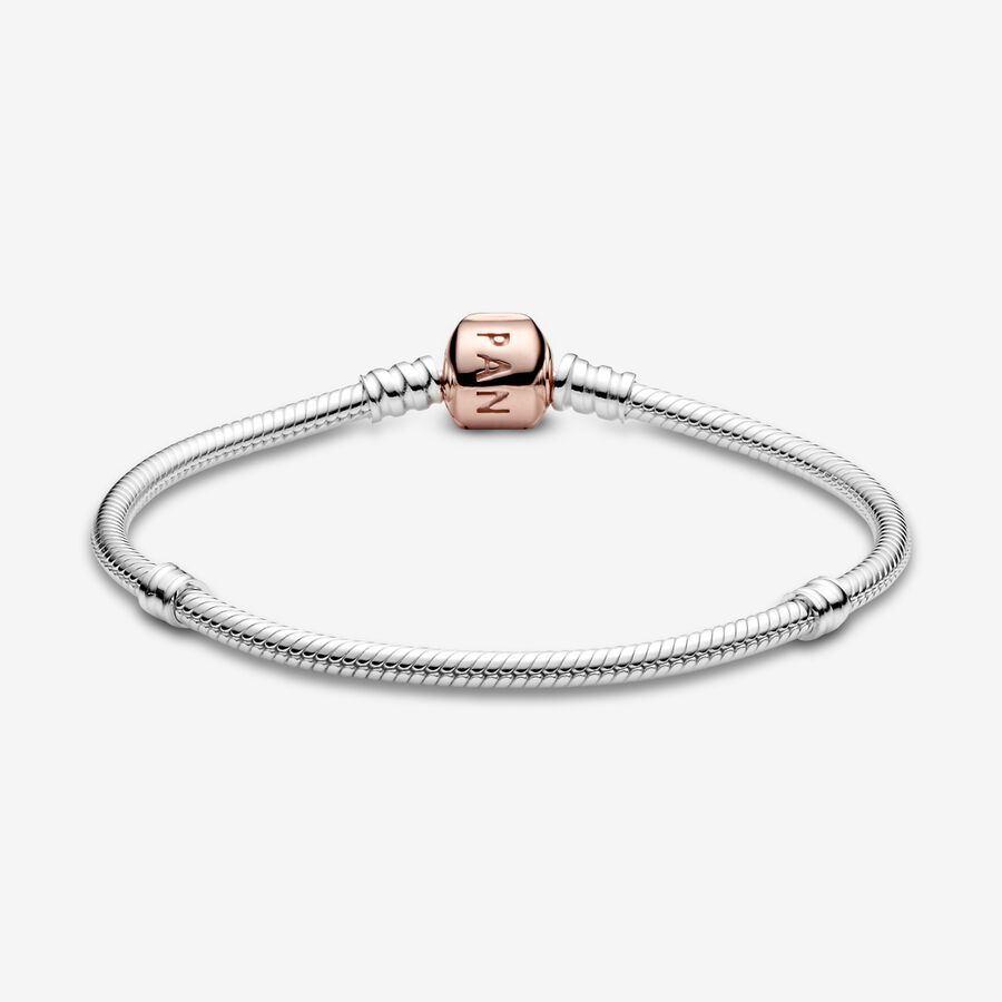 Moments Snake Chain Bracelet - Rose - Image 3