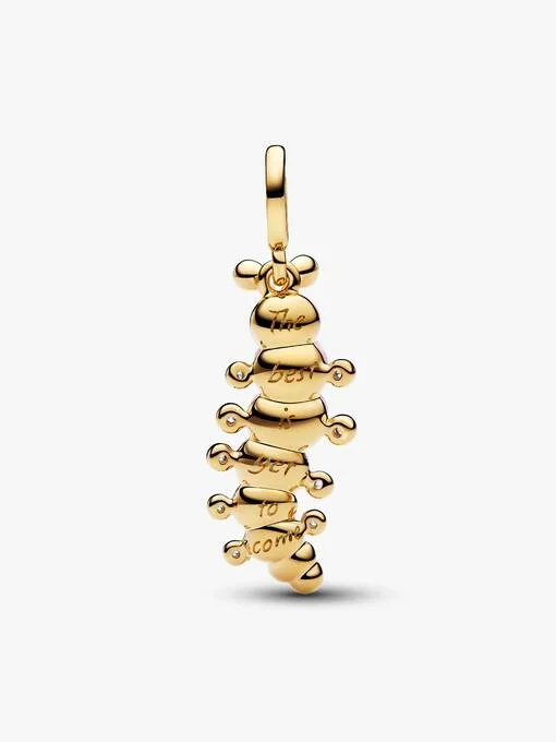 Pink Caterpillar Charm - Image 3