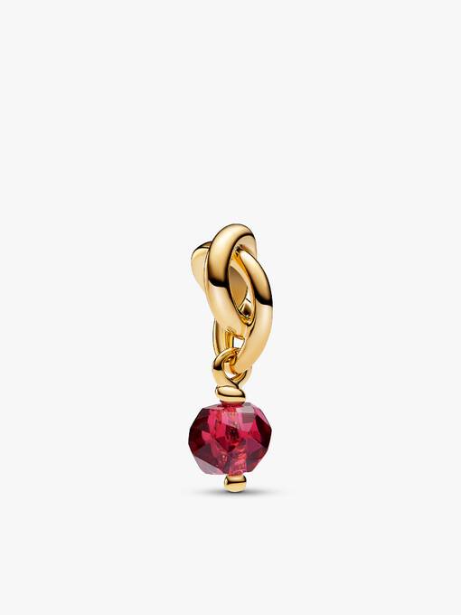 14k Gold Plated July Birthstone Necklace Set - Image 3