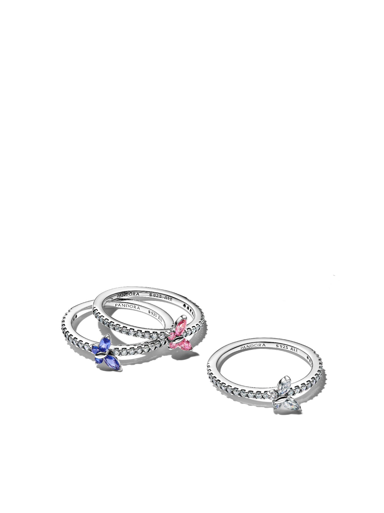 Winter Blue Butterfly Jewelry Set - Image 6