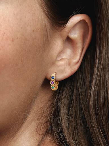 Marvel The Avengers Infinity Stones Hoop Earrings - Image 3