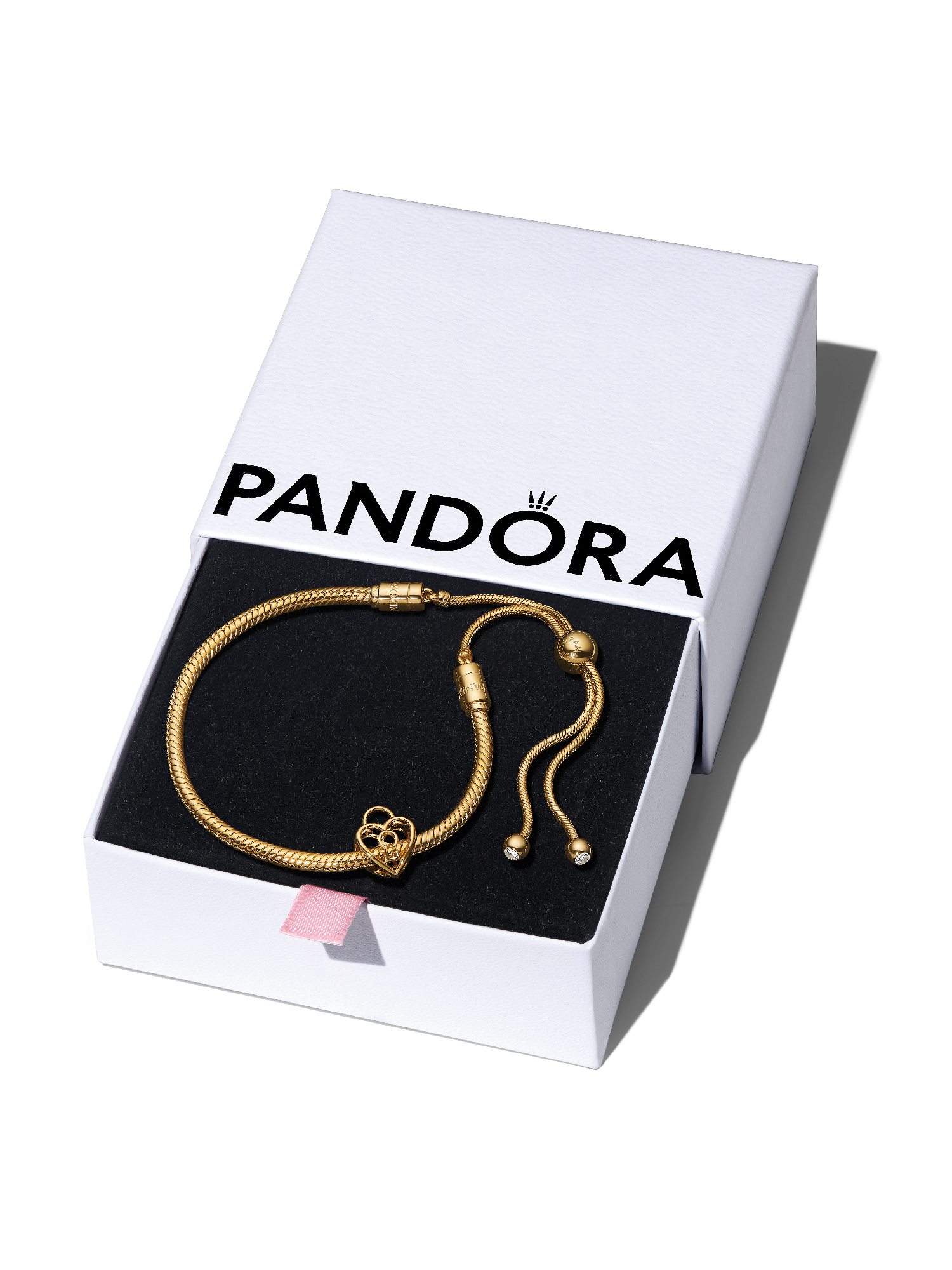 Golden Padlock Bracelet Gift Set - Image 2