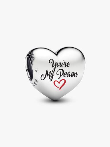 Engravable You're My Person Heart Charm - Image 2