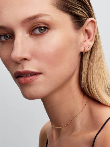 Pandora Era Bead Hoop Earrings - Image 4