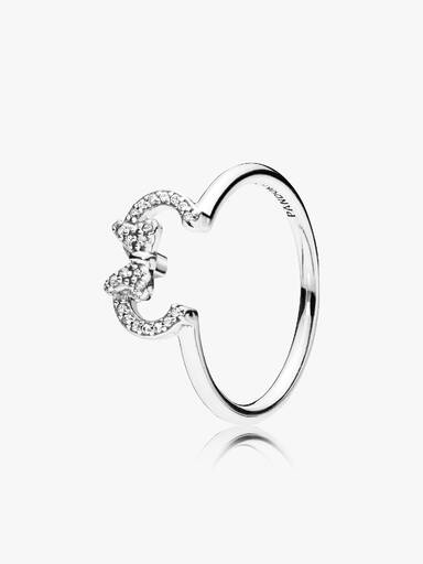 Disney Minnie Mouse Ears Silhouette Puzzle Ring - Image 3