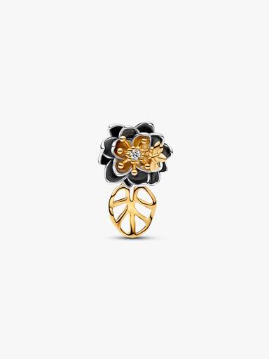 Disney Princess Tiana Water Lily Lab-grown Diamond Charm - Image 3
