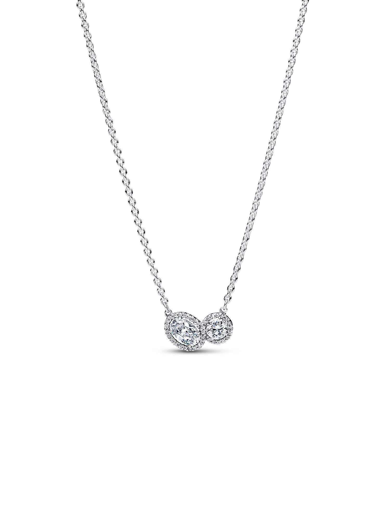 Embracing Halo Necklace