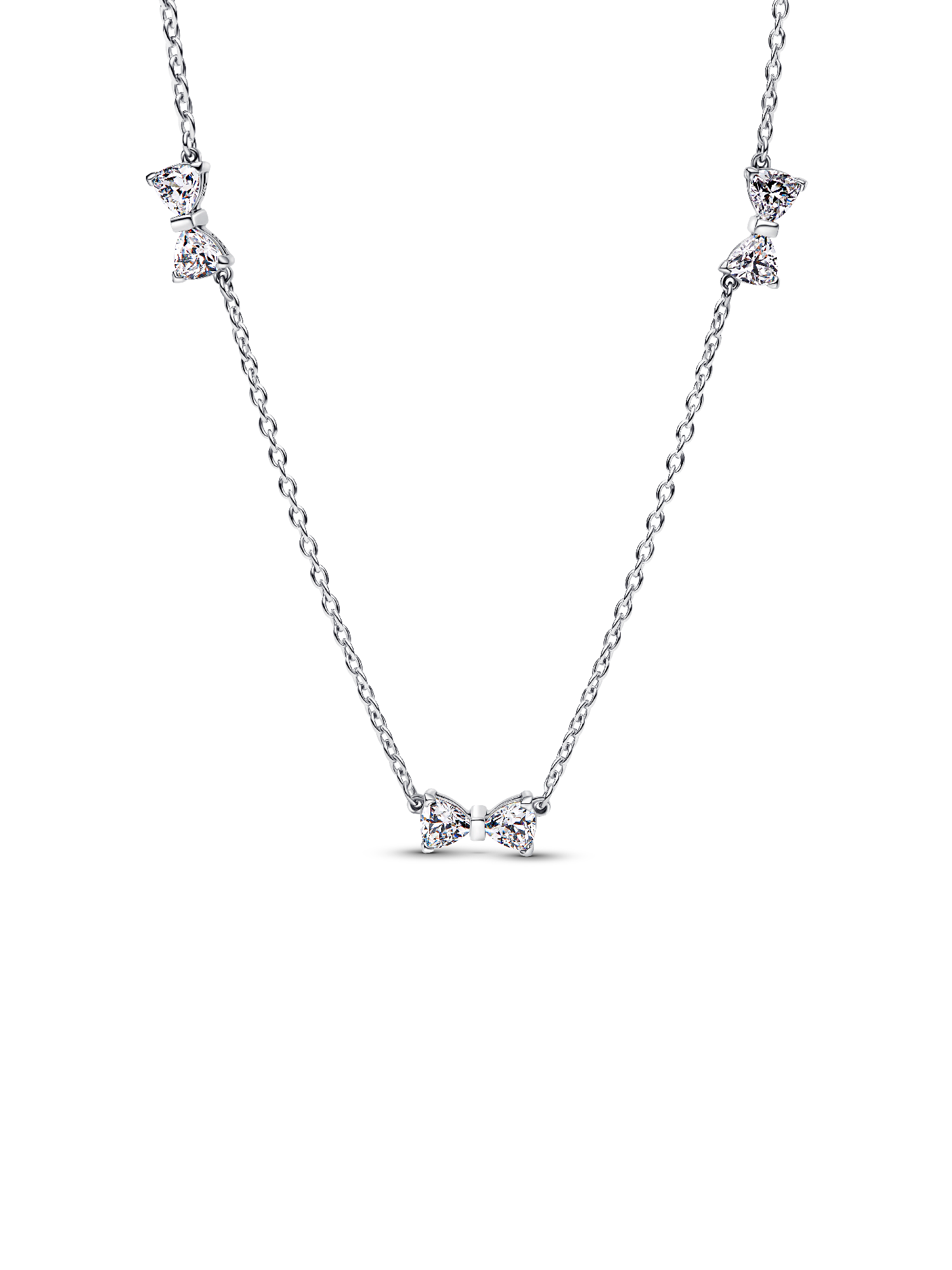 Bow Station Chain Necklace