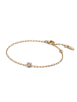 Pandora Era Bezel Lab-Grown Diamond Cluster Paperclip Chain Bracelet