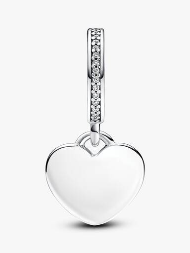 Day of the Dead Sugar Skull Heart Dangle Charm - Image 3