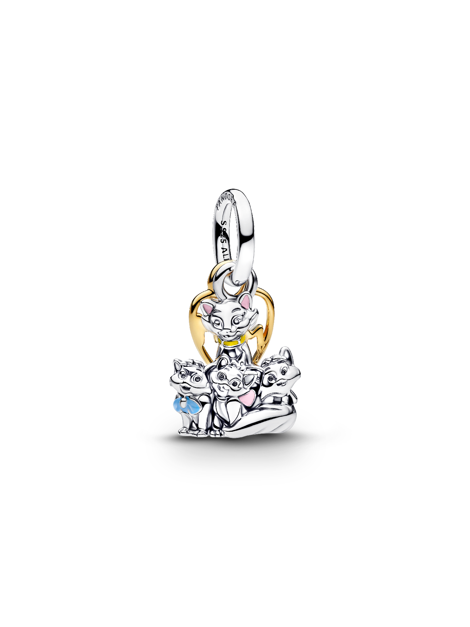 Disney Aristocats Duchess & Kittens Dangle Charm