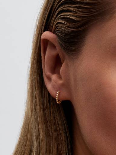 Pandora Era Bead Hoop Earrings - Image 2