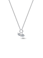Pandora Talisman Sterling Silver Lab-Grown Diamond Evil Eye & Hamsa Hand Dangle Pendant Necklace