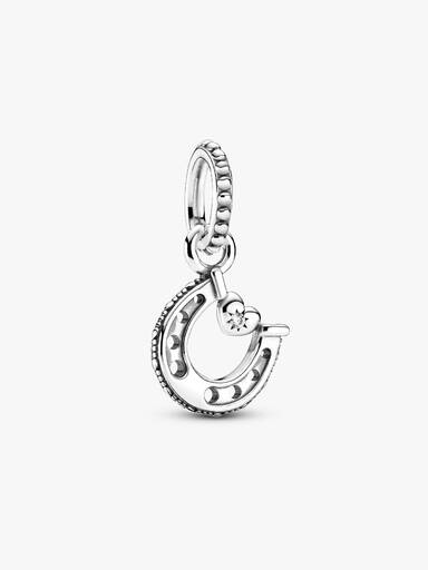 Good Luck Horseshoe Dangle Charm - Image 3
