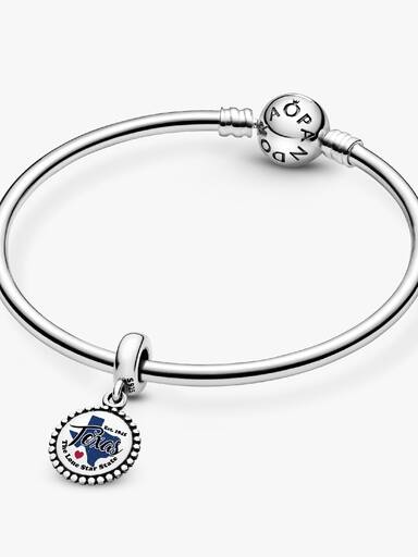 Texas State Map Dangle Charm - Image 3
