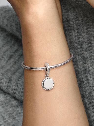 Engravable Silver Dangle - Image 2