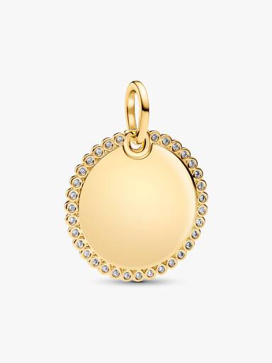 Engravable Round Tag Pendant - Image 3