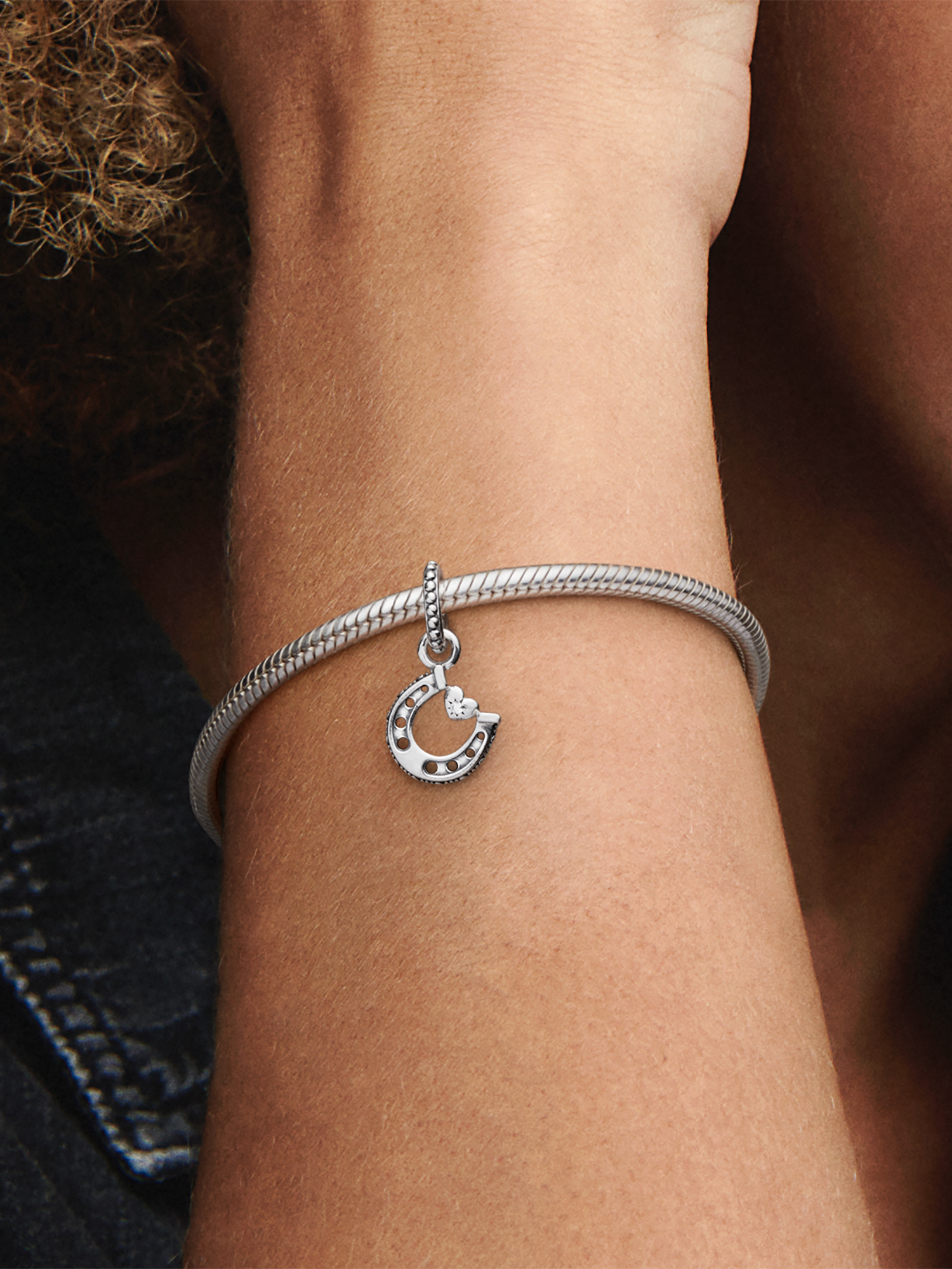 Good Luck Horseshoe Dangle Charm - Image 5